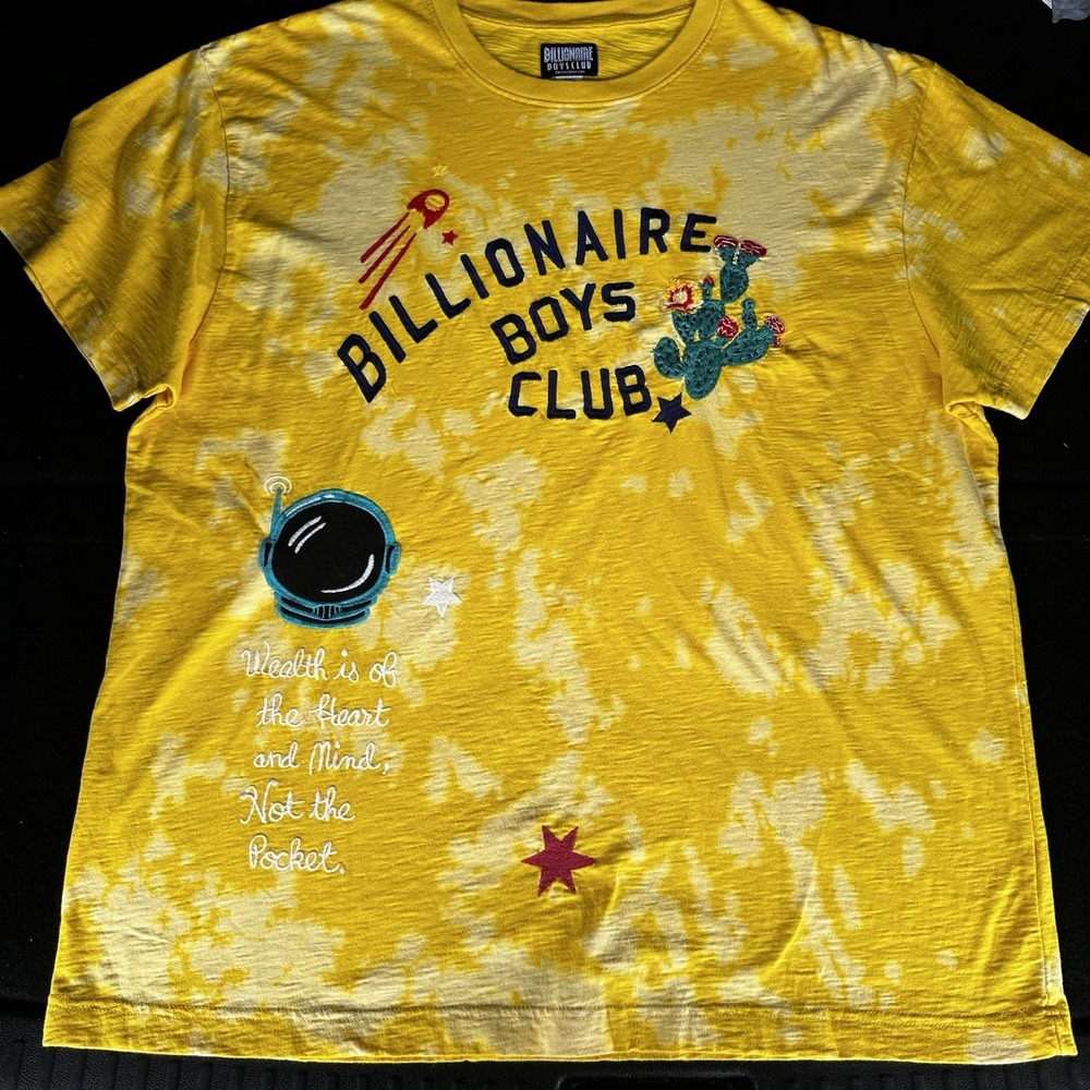 Billionaire Boys Club - Space - Cactus Tee - 2XL- Tie Dye T-Shirt - Embroidered